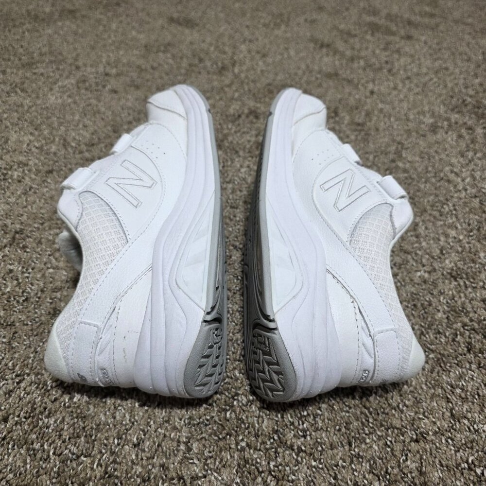 New Balance 928v3 Women’s Walking Shoes White Leather Hook & Loop Straps 9.5 2A image 9